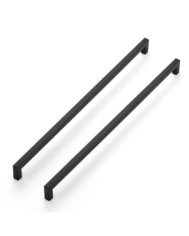 Ravinte 3 Pack 18 Inch Kitchen Square Cabinet Handles Matte Black Cabinet Pulls Black Drawer Pulls Kitchen Cabinet Hardware Kitc