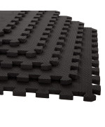 Eva Foam Mat Tiles 12Pack 48 Sq Ft Of Interlocking Padding For Garage Playroom Or Gym Flooring Exercise Mat Or Baby Playm