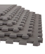 Eva Foam Mat Tiles 24Pack 96 Sq Ft Of Interlocking Padding For Garage Playroom Or Gym Flooring Workout Mat Or Baby Playma