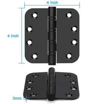 3 Pack Goldenwarm Ball Bearing Door Hinges For Exterior Interior Doors 4In Stainless Steel Door Hinges Heavyduty Door Hinges