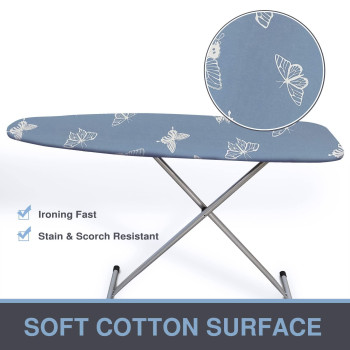 Vividpaw Ironing Board Cover And Pad Standard Size 15X54 Thick Padding Elastic Edge Resist Scorching And Staining Adjustabl