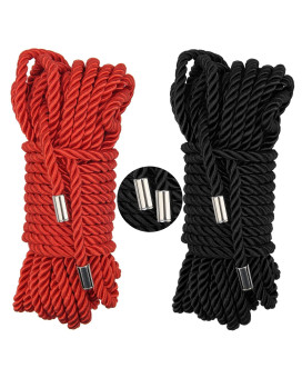 Coldairsoap Soft Silk Rope Skin Friendly Twisted Trim Cord Rope Nylon Twisted Cord Trim Thread String Skin Friendly Rop Black