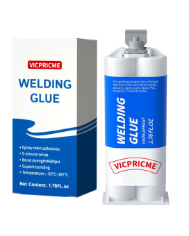 Vicpricme Metal Glue 176Oz 2 Part Epoxy Ab Metal Glue Heary Duty Weld Best Strongest Metal Epoxy All Purpose Repair For Metal