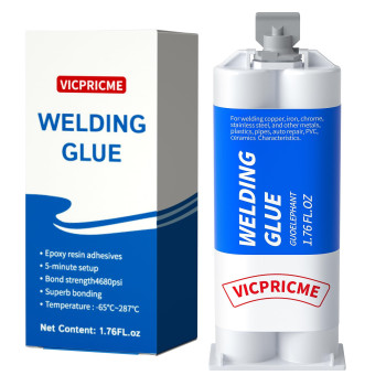 Vicpricme Metal Glue 176Oz 2 Part Epoxy Ab Metal Glue Heary Duty Weld Best Strongest Metal Epoxy All Purpose Repair For Metal