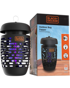 Black Decker Bug Zapper Mosquito Repellent And Mosquito Zapper Fly Traps For Indoors Outdoors Gnat Moth Traps Bug Catc