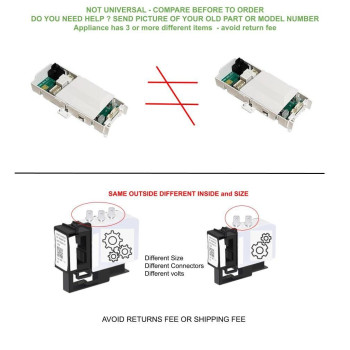 Glob Pro Solutions Tmd14M30 234D2377P004 Tmd16M12 234D2377P003 Ckd1400 Dryer Timer 4 Length Approx Replacement For And Comp