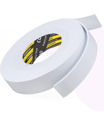 Coumeno Eva Singlesided Adhesive White Foam Tape Singlesided Sealing Strip Foam Pad Sponge Tape Selfadhesive Insulation Seal