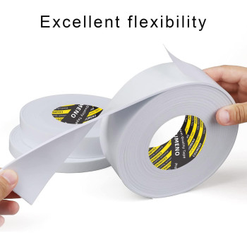 Coumeno Eva Singlesided Adhesive White Foam Tape Singlesided Sealing Strip Foam Pad Sponge Tape Selfadhesive Insulation Seal