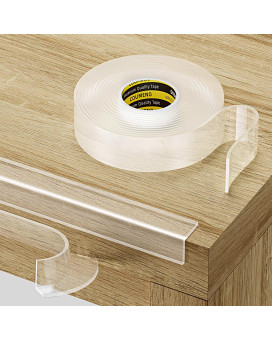 Coumeno Clear Edge Protector 08 X 984Ft Safe Corner Protector Antisharp Edge Protector For Furniture Drawers Tables