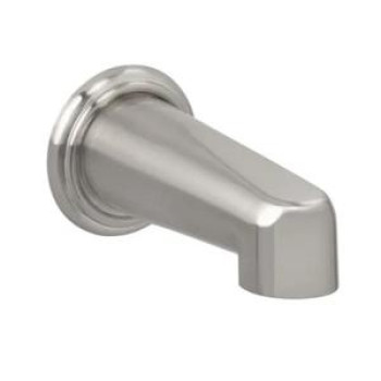 Miseno 6-1/2 Non-Diverting Tub Spout - Brushed Nickel