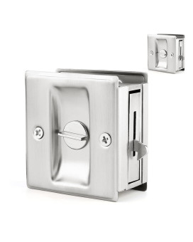 Homotek 2 Pack Privacy Pocket Door Lock Hardware With Pull Replace Old Or Damaged Sliding Door Locks Quickly And Easily 234