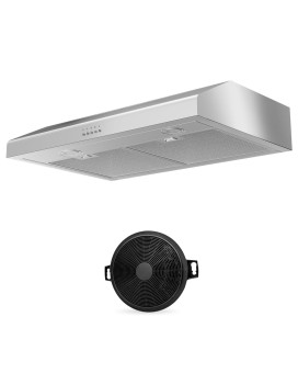 Range Hood 30 Inch 600 Cfm Under Cabinet Range Hood With Strong Suction For Ductductless Convertible Stainless Steel Kitchen