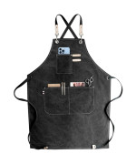 Carrotez Adjustable Over Sized Plus Size Canvas Apron With Pockets Men And Women Aprons