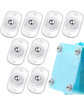 Honoson 8 Pcs Self Adhesive Caster Wheels Appliance Rollers Appliance Sliders For Kitchen Appliances 360 Swivel Universal Wheel