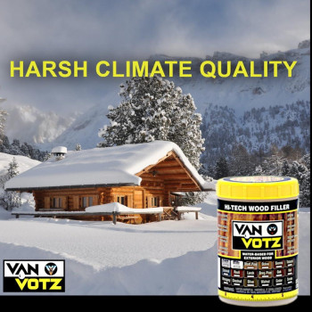 Van Votz Hitech Wood Filler For Exterior Wood In 18 Colors Cedar Halfpint500G