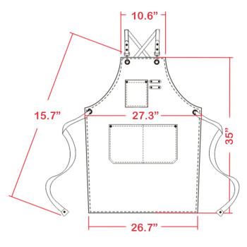 Carrotez Adjustable Over Sized Plus Size Canvas Apron With Pockets Men And Women Aprons