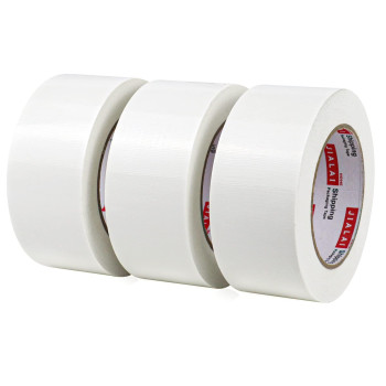 Jialai Home Duct Tape Heavy Duty White Tape Duct 2 Inches X 30 Yards 3 Pack 827 Mil Strong Flexible No Residue Allweath