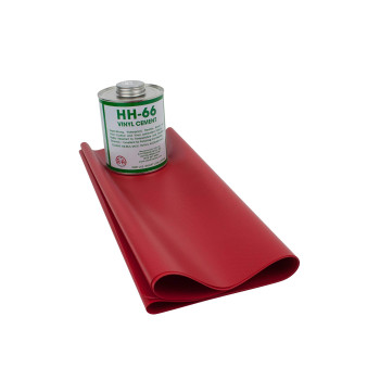 Mytee Products 18Oz Red Tarp Vinyl Repair Kit Hh66 Hh66 Pvc Cement With Brush 32 Ounce Made In Usa