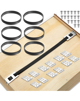 6 Set Drawer Repair Kit Drawer Support Brackets Includes Screws For Reinforcing And Repairing Broken Sagging Wood Drawers Furnit