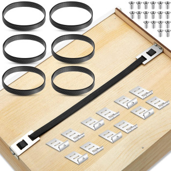 6 Set Drawer Repair Kit Drawer Support Brackets Includes Screws For Reinforcing And Repairing Broken Sagging Wood Drawers Furnit