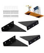 4 Packs Floating Shelf Brackets 4 X 3 Inch Small Shelf Brackets Floating Shelf Bracket 4 Inch Floating Shelves Brackets Space