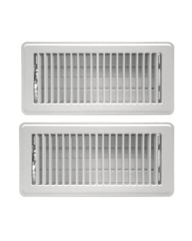 Rocky Mountain Goods Vent Cover For Home Floor 4 X 12 White Pack Of 2 Heavy Duty Metal Walkable Floor Register Air V