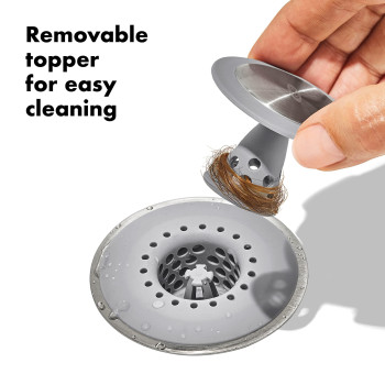 Oxo Good Grips Stainless Steel Hair Catch Drain Protector