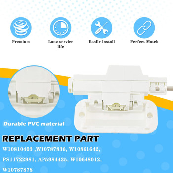 Replacement For Whirlpool Cabrio Maytag Bravos Xl Kenmore Lid Lock Switch W10810403 W10787836 W10861642 Washer Lid Lock Latch R