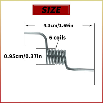 2Pcs Mhy62044106 Refrigerator Divider Door Spring French Door Spring Compatible With Lg Electronics Mhy62044106 Lfx28968Sb Lfx2