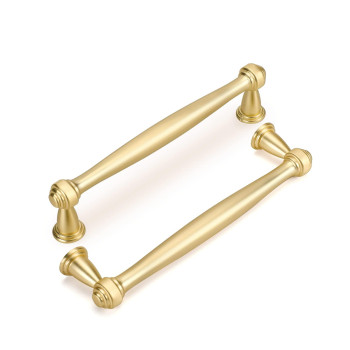 Goldenwarm 10Pcs Gold Drawer Pulls 5In Gold Cabinet Pulls Gold Cabinet Handles Brass Cabinet Hardware For Kitchen Brushed Gold D