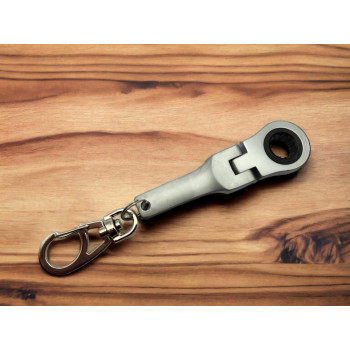 Gtrotors 10Mm Ratchet Wrench Flex Head Keychain Key Ring 3 Pack