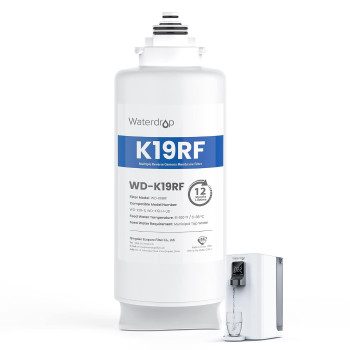 Waterdrop Wdk19Rf Filter Replacement For Wdk19S And Wdk19H Countertop Reverse Osmosis System 12Month Lifetime