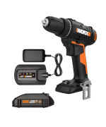 Worx 20V 38 Drilldriver Power Share Wx100L Battery Charger Included