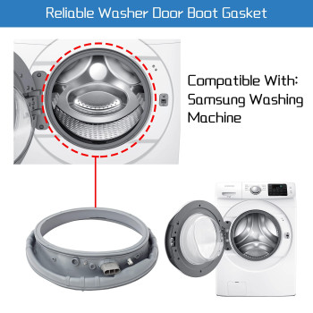 Dc9718094B Washer Door Boot Seal Gasket Fit With Samsung Wf42H5000Awa200 Wf42H5200Apa200 Wf42H5200Awa200 Wf42H5200Afa20