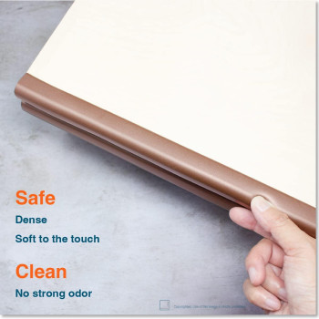 Roving Cove Slimfit Edge Protector For Baby Proofing 9Ft Small Edge Only Soft Rubber Foam Furniture Edge Bumper Guard 3M A