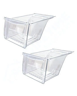 Upgraded Lifetime Appliance 2 X 240337103 Crisper Bin Compatible With Frigidaire Refrigerator Shelf Fridge Drawer 240337100