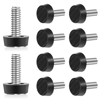 Hotop 1420 Unc Thread Adjustable Furniture Levelers Screw In Galvanized Steel Glide Furniture Leveling Feet Screw On Floor Lev