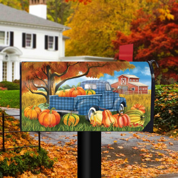 Briarwood Lane Welcome To The Patch Fall Magnetic Mailbox Cover Pickup Pumpkins Farm Standard