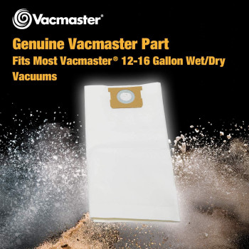 Vacmaster Standard Dust Bag 1216 Gallon Genuine Vacmaster Part 3Pcs Per Pack For Replacement