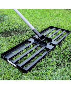 Walensee Lawn Leveling Rake 7Ft 30X10 Levelawn Tool Heavy Duty Effort Saving Lawn Level Tool Steel Handle Lawn Leveler Fo