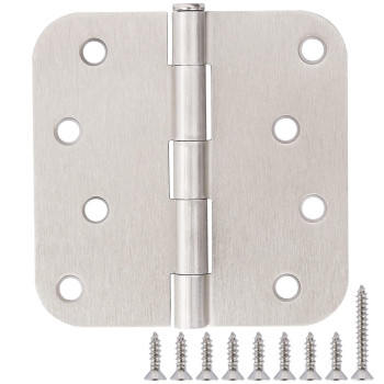 12 Pack 4 Inch Nickel Door Hinges Satinbrushed Nickel Door Hinges 4 In X 4 Exterior Interior Door Hinges For Stardand Doors S