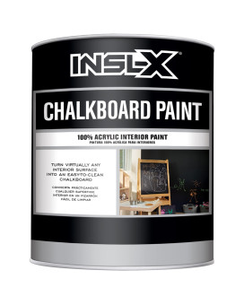 Inslx Chalkboard Paint Black 1 Quart Studio Finishes For Walls And Diy Projects 100 Acrylic Interior Paint Chk307809A0