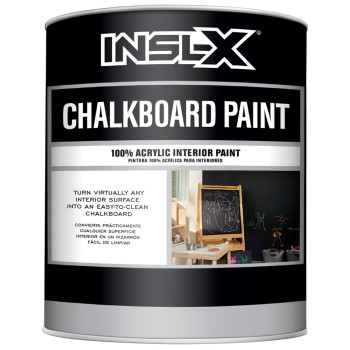 Inslx Chalkboard Paint Black 1 Quart Studio Finishes For Walls And Diy Projects 100 Acrylic Interior Paint Chk307809A0