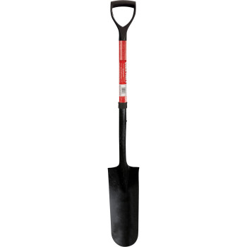 Emsco Group 12561 Workforce Tools Drainage Spade Garden Shovel 28 Redblack