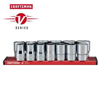 Craftsman Vseries Socket Set Shallow Mm 12 Inch Drive 13 Piece Cmmt17580V