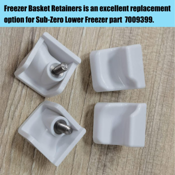 Freezer Basket Retainer 7009399 Replacement Sub Zero Freezer Lower Basket Aps 5029 611 650 Bi30U Bi30Ug 611G Bi30U 4 Pack