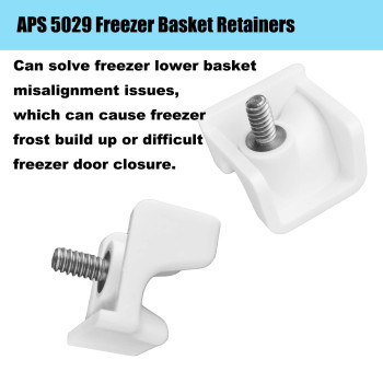 Freezer Basket Retainer 7009399 Replacement Sub Zero Freezer Lower Basket Aps 5029 611 650 Bi30U Bi30Ug 611G Bi30U 4 Pack