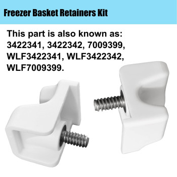 Freezer Basket Retainer 7009399 Replacement Sub Zero Freezer Lower Basket Aps 5029 611 650 Bi30U Bi30Ug 611G Bi30U 4 Pack