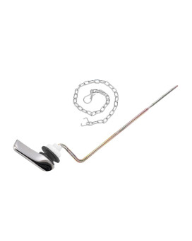 Jwodo Toilet Handle Replacement Kit Chrome Finish Toilet Trip Levers With Seal Gasket And Nut With Stainless Steel Flapper Cha