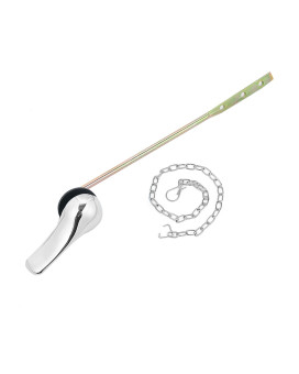 Jwodo Toilet Handle Replacement Kit Chrome Finish Toilet Trip Levers With Seal Gasket And Nut With Stainless Steel Flapper Cha